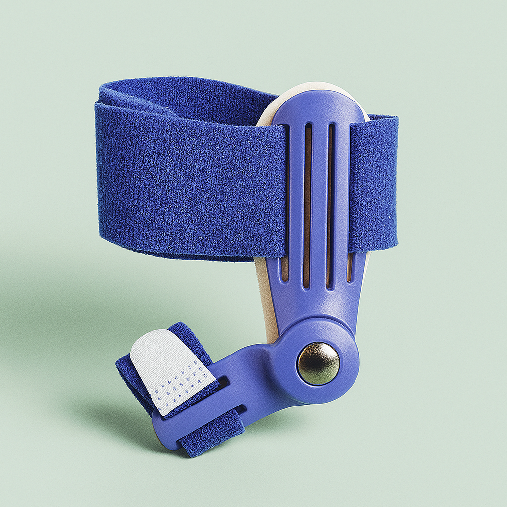 Almohadilla de recambio (1 ud) para corrector de juanetes azul